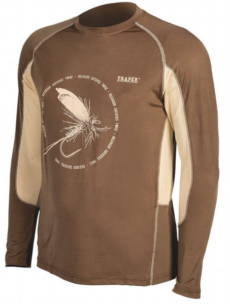 Traper Sun Shirt Dryfly Sunshade Longsleeve honey