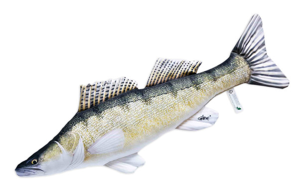 Fish Pillow Soft Toy Zander 77cm