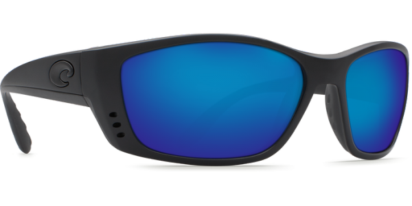 Costa Fisch Polarized Sunglasses Blackout (Blue Mirror 580G Lenses