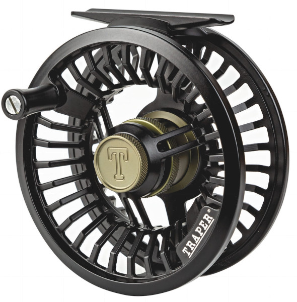 Traper Spider Fly Reel black - olive