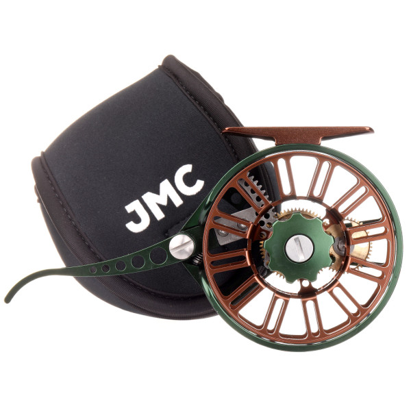 JMC Ozone Racing Green 36 Nymph halbautomatische Euronymph Fliegenrolle