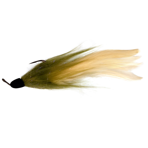 Catchy Flies Streamer - Suspending Pike olive & tan