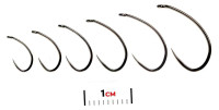 Fulling Mill Czech Nymph Hook Barbless Hook Black Nickel Haken 50pc ...