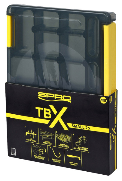 Spro TBX 25S Dark Box 17,5 x 12,5 x 2,5 cm