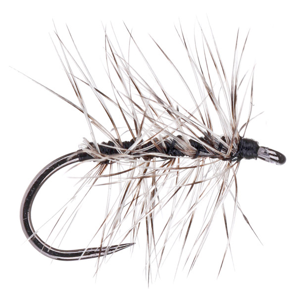 adh-fishing Dry Fly Black Palmer on AHREX by Superflies