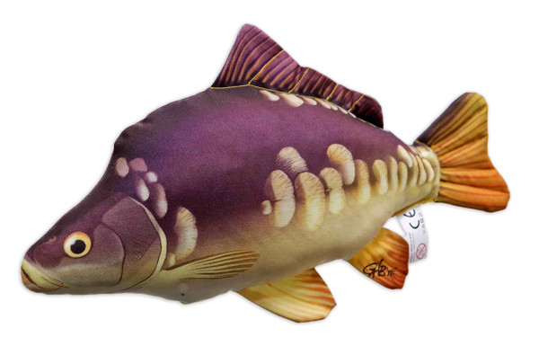 Fish Pillow Soft Toy Mirror Carp 35cm