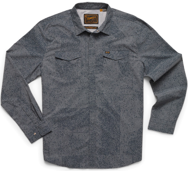 Howler Brothers H Bar B Tech Sunshade Longsleeve - dot matrix : dark slate