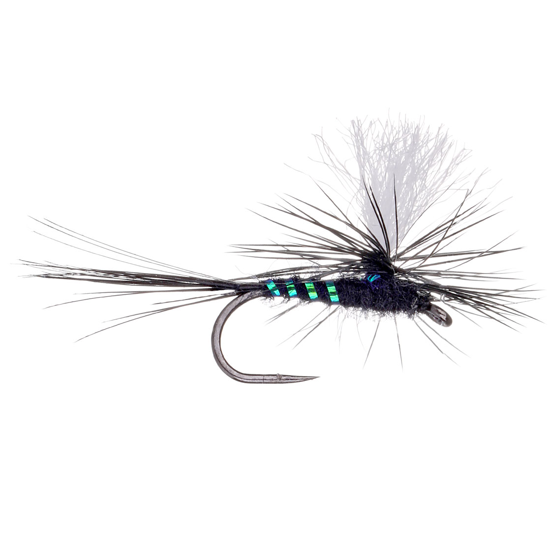 adh-fishing Dry Fly Black Parachute on AHREX by Superflies | Dry Flies ...