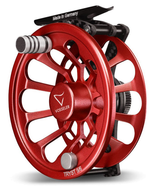 Vosseler Tryst Carbon Fly Reel red