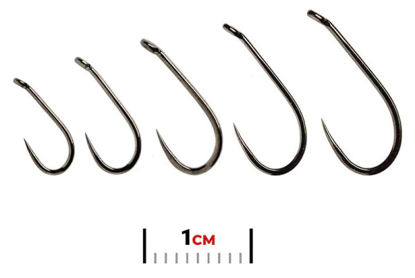 Fulling Mill Heavy Weight Champ Trout Hook Black Nickel Barbless Haken ...