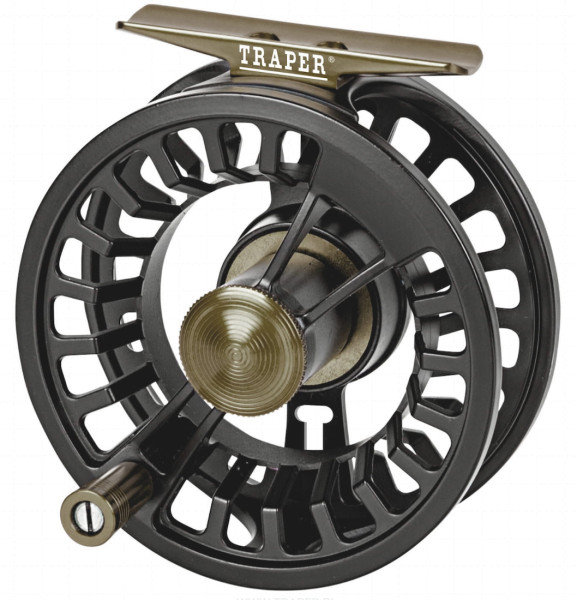 Traper Speed Fly Reel black - olive