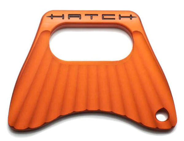 Hatch Fish Tail Bottle Opener Keychain orange