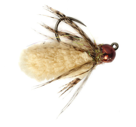 Fulling Mill Nymph - Mop Fly Beige Barbless