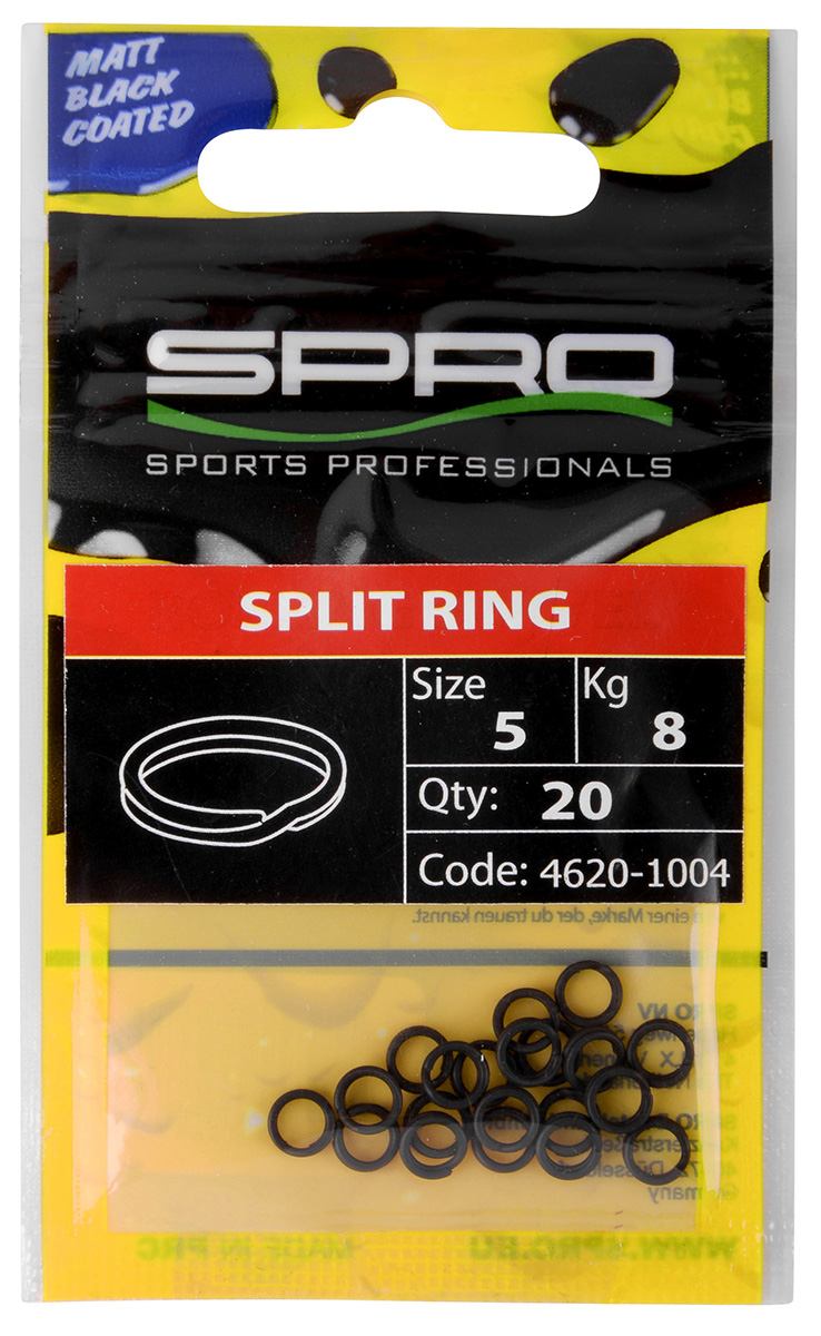 SPRO Split Rings Black