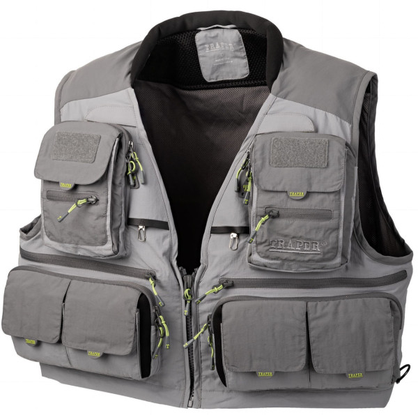 Traper Fly Fishing Vest Montana cool grey