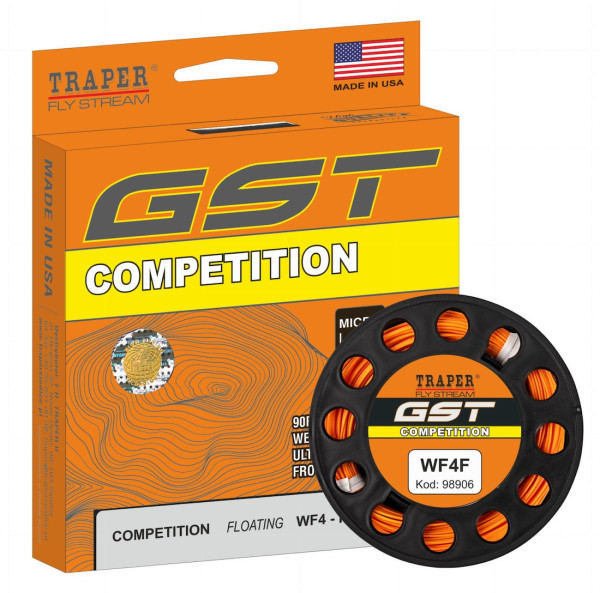 Traper GST Competition Flyline WF Floating orange