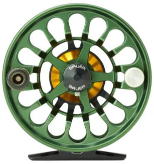 Bauer RX Fly Reel Green