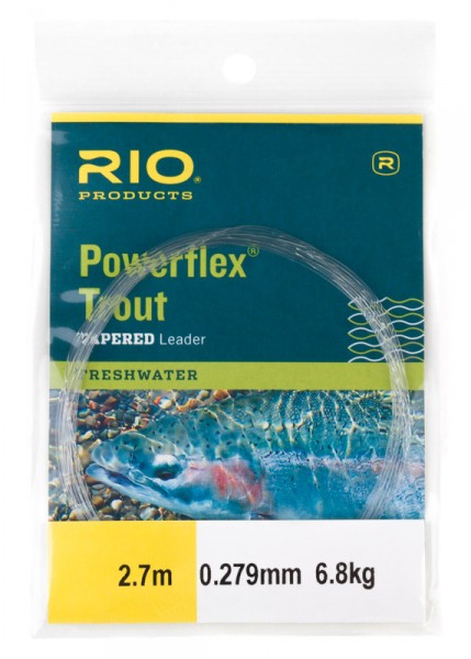 Rio Powerflex Tapered Leader Trout, Monofilament