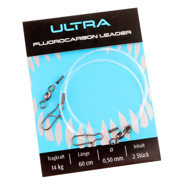 Climax Ultra Fluorocarbon Leader 2-Pack, Leader Materials, Fly Lines