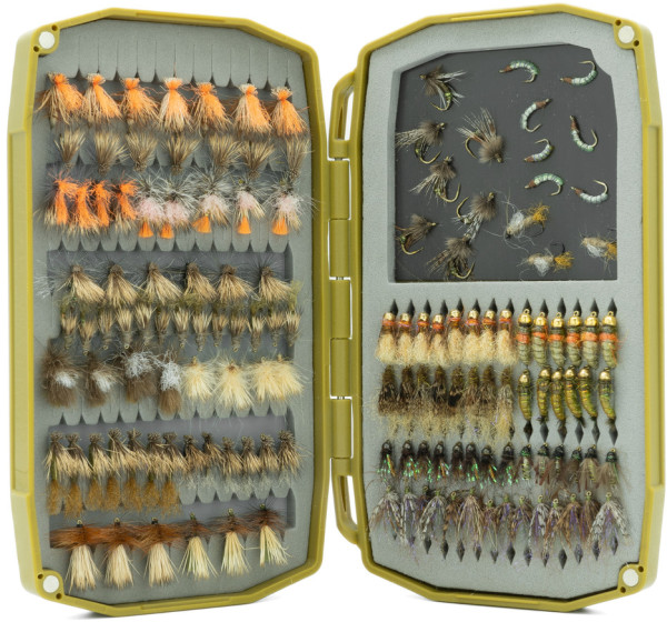 Umpqua UPG Foam Weekender Mini Olive Fly Box