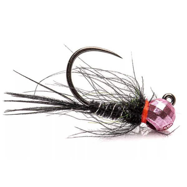 Superflies Tungsten Nymph Black Pheasant Tail CDC Disco Jig