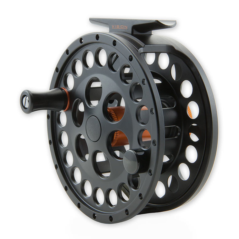 Vision Kalu Fly Reel #56 black-orange | Reels | Fly Reels | adh-fishing