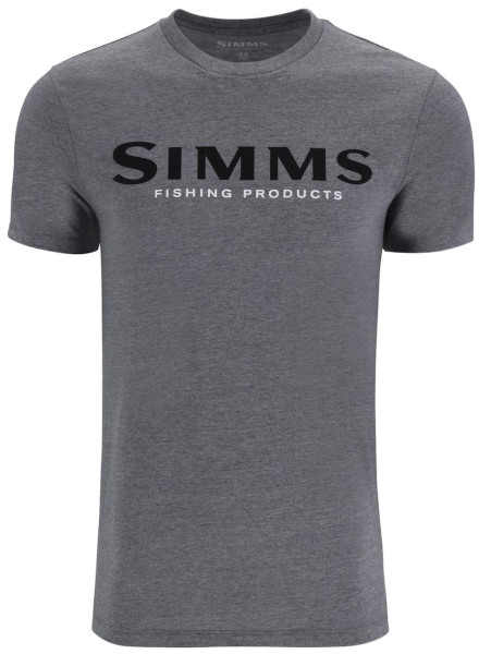 Simms Logo T-Shirt athletic heateher