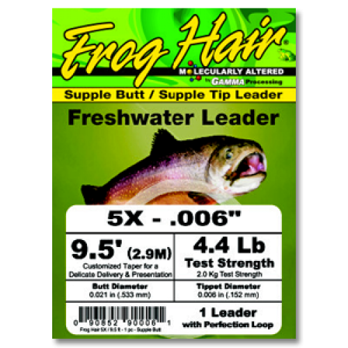 Frog Hair Freshwater Leader, Monofilament