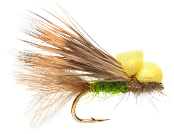 Fulling Mill Tactical Dryfly Procter's Bounce Back Caddis Yellow #12 Dry Fly