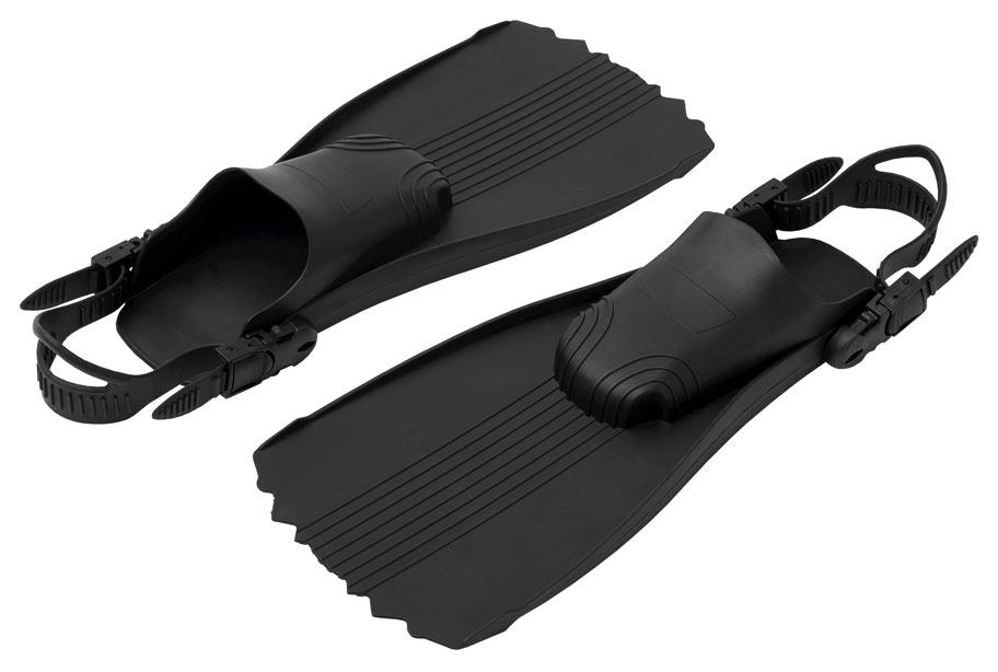 Kinetic Pro Fins for Float Tubes black, Belly Boats and More, Equipment