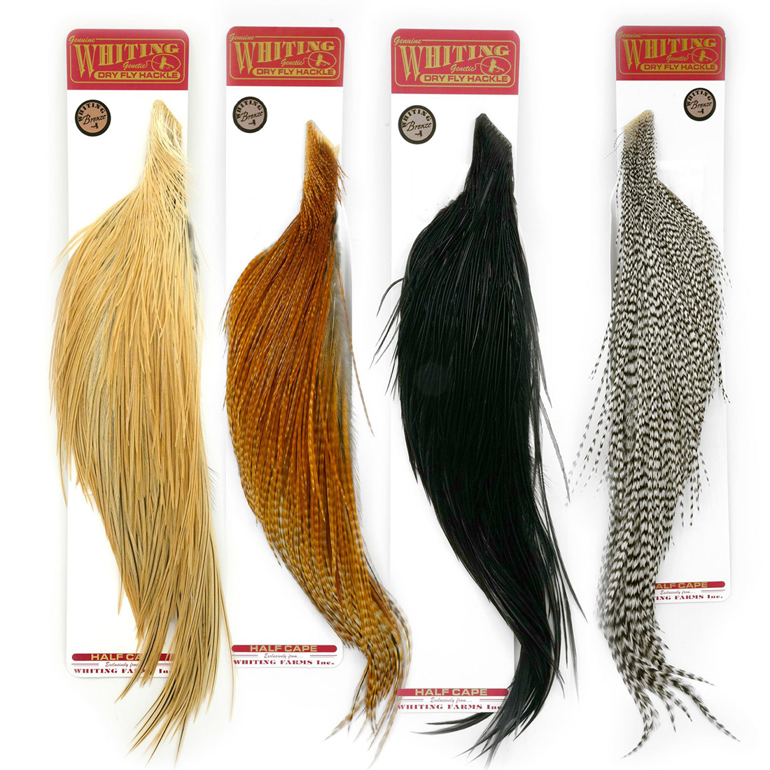 Whiting Bronze 1/2 Cape | Capes And Saddles | Fly Tying Materials | Fly ...