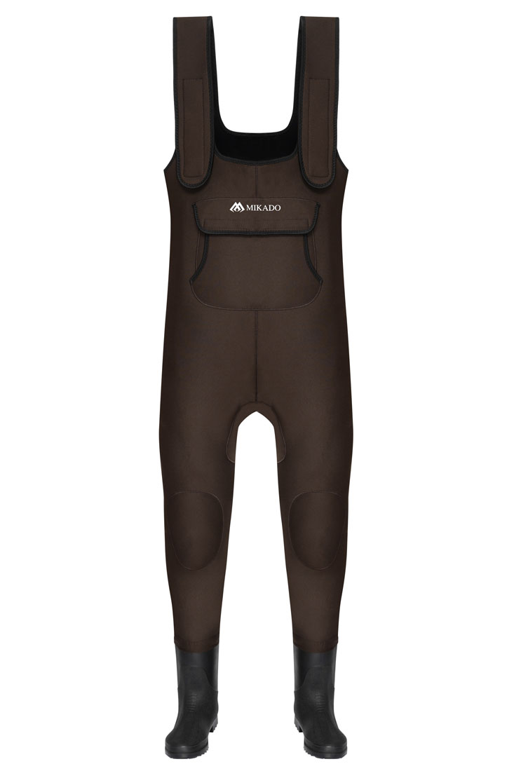 Cormoran Neoprene Chest Waders, with rubber boots / rubber sole