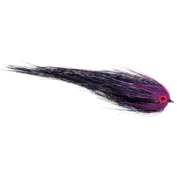 Future Fly Pike Fly - Predator Flash Flies - Black & Purple