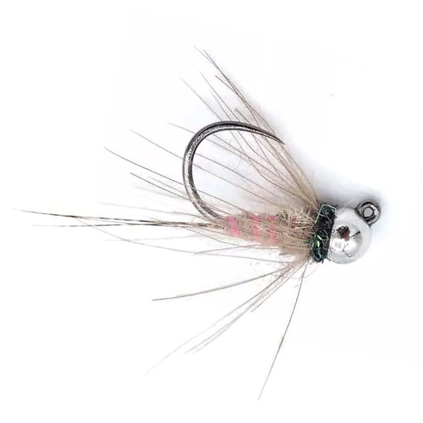 Superflies Tungsten Nymph Pink Rib Killer Jig Nymph