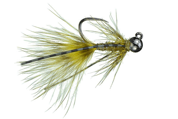 MFC Jig Mini Bugger Olive Nymph Barbless